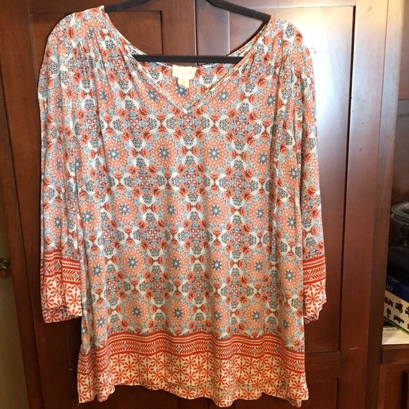 Lucy & Laurel Tops Lucy And Laurel 2x Summer Tunic Poshmark